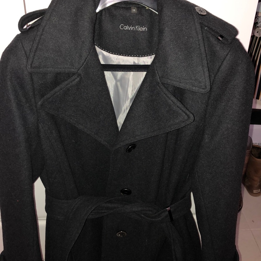 Brand New Calvin Klein Wool Coat - Picture 2 of 6